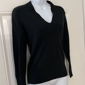 Banana Republic Silk Cotton Cashmere Black Sweater